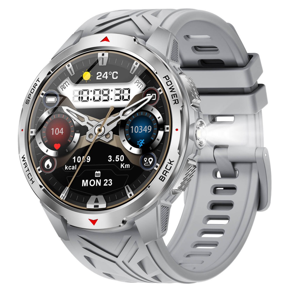 Smartwatch Microwear KT88 – Grey Silicone